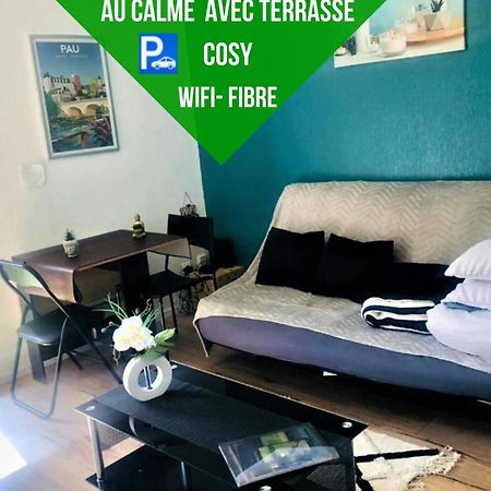 Le Petit Park-Studio-Terrasse- Piscine-Wifi Fibre Lägenhet Pau Exteriör bild